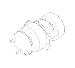 Гидромотор шестеренный JMSE02-2-G23-F03-1120
