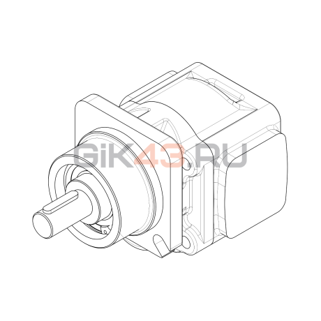 Насос шестеренный QHD1-28B-T01V29-CM09M09M09M09-N014P.V1H4