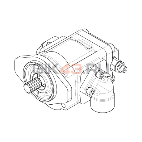 Насос шестеренный QHD1-55L-S03D15-SG06G05-V052P.V1H4