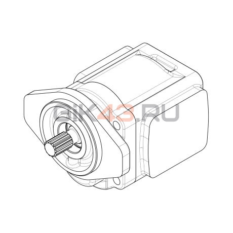 Насос шестеренный QHD1-71L-S03D13-SE06B06-NP.V1H4