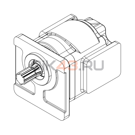 Насос шестеренный QHD2-150L-R15D25-SS04S04-NP.V1H4