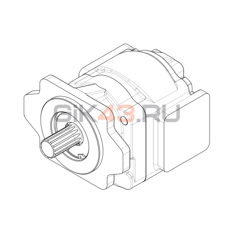 Насос шестеренный QHD2-90R-S06D14-SE06E04-NP.V1H4 Насос шестеренный QHD2-90R-S06D14-SE06E04-NP.V1H4