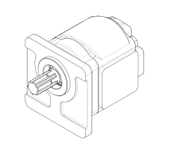 Насос шестеренный QHD3-180L-R15D25-SS03S03-NP.V1H4
