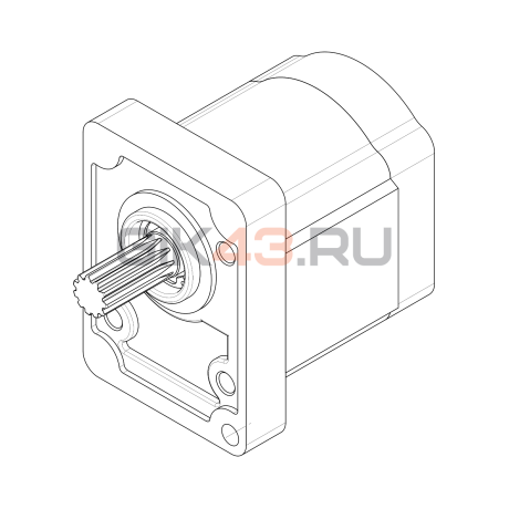 Насос шестеренный T3-10L-R04D06-SK08K07-NP.V1H4 Насос шестеренный T3-10L-R04D06-SK08K07-NP.V1H4