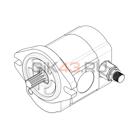 Насос шестеренный T3-11L-S02D04-SG04G03-N038P.V1H4 Насос шестеренный T3-11L-S02D04-SG04G03-N038P.V1H4