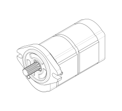 Насос шестеренный T3-11/11L-S02D07-SK02K01/K02K01-NP.V1H4