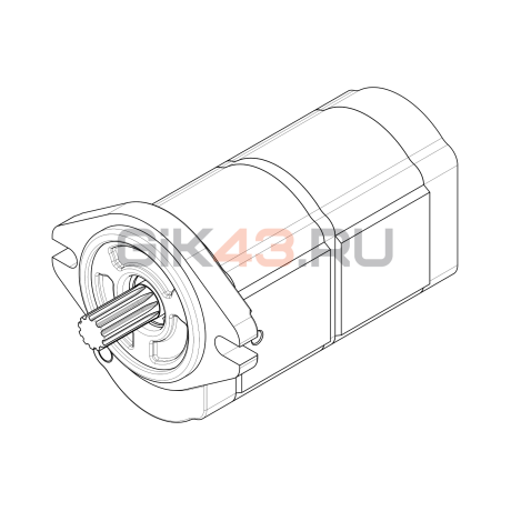 Насос шестеренный T3-11/11L-S02D07-SK02K01/K02K01-NP.V1H4 Насос шестеренный T3-11/11L-S02D07-SK02K01/K02K01-NP.V1H4