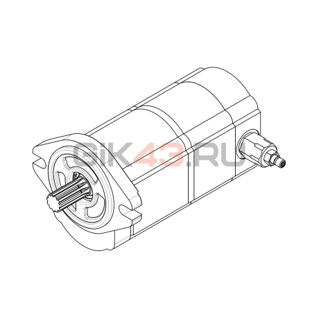Насос шестеренный T3-12/6L-S02D07-SG04G03/NG03-N039P.V1H4