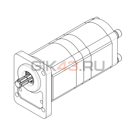 Насос шестеренный T3-14/10R-R07D11-SK08K07/K07K07-N026P.V1H4