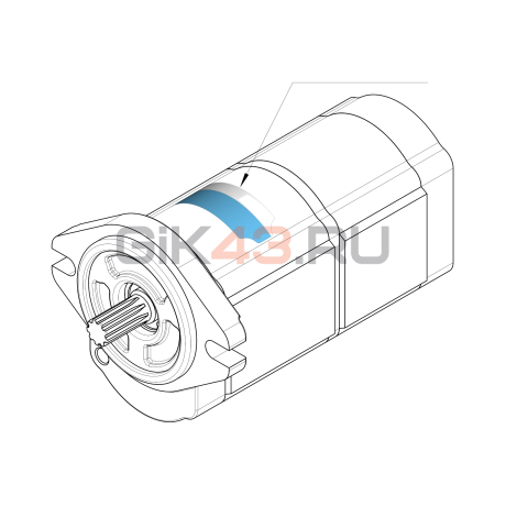 Насос шестеренный T3-20/10L-S02D04-SH06H05/H06H05-VP.V1H4 Насос шестеренный T3-20/10L-S02D04-SH06H05/H06H05-VP.V1H4