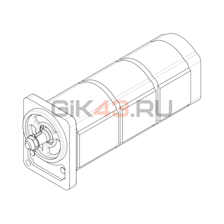 Насос шестеренный T3-20/14/10L-R06C10-SH06H05/H06H05/H06H05-NP.V1H4