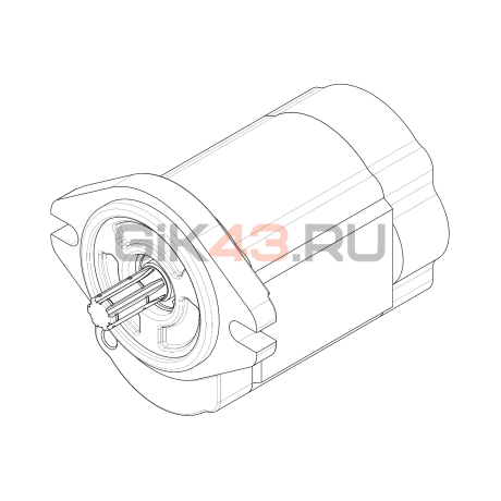 Насос шестеренный T3-25L-S02D11-RG05G04-NP.V1H4