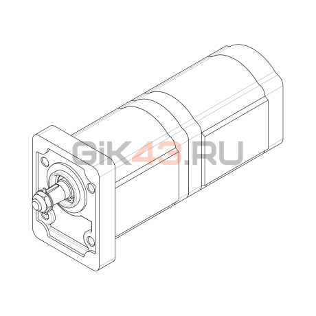 Насос шестеренный T3-25/25L-R05C08-SG04G03/G04G03-NP.V1H4