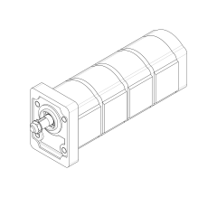 Насос шестеренный T3-4/4/4/4L-R05C08-SG03G03/G03G03/G03G03/G03G03-NP.V1H4