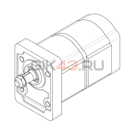 Насос шестеренный T3-6/6L-R05C08-SK08K07/K08K07-NP.V1H4 Насос шестеренный T3-6/6L-R05C08-SK08K07/K08K07-NP.V1H4