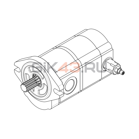 Насос шестеренный T3-8/6L-S02D07-SG04G03/NG03-N039P.V1H4