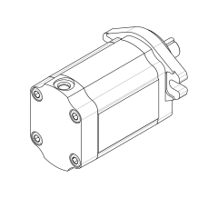 Гидромотор шестеренный TM3-38B-S02V17-SU05U05-N015P.V1H4