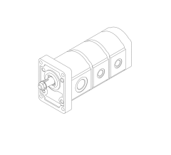 Насос шестеренный T3-20/10/6L-S02D04-SG04G03/G04G03/NG03-NP.V1H4