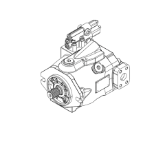 Насос аксиально-поршневой J10VO100 DRS/53R-VUD 11N00 Насос аксиально-поршневой J10VO100 DRS/53R-VUD 11N00