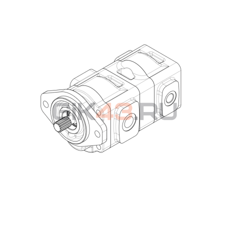 Насос шестеренный GHD1-32/16L-I01D18-SG05G04/G04G03-NP.V1H4 Насос шестеренный GHD1-32/16L-I01D18-SG05G04/G04G03-NP.V1H4
