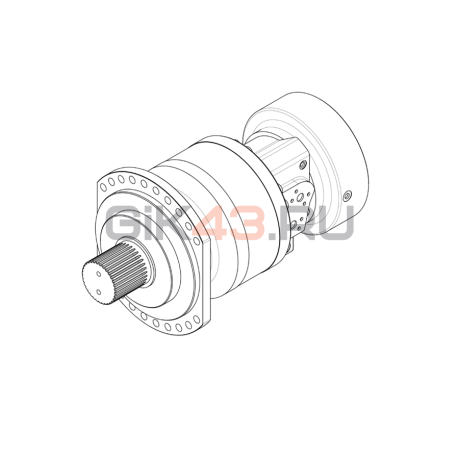 Гидромотор шестеренный JMSE11-2-G54-R11-1920-25EJM