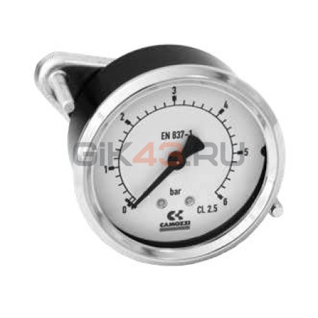 Манометр M043-U10 (0-10 бар) D39, R1/8 панельный с монт. плитой