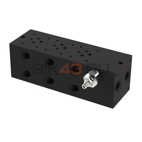 Плита монтажная BM4AC2 (4-х местная, с клапаном 20-210 bar)