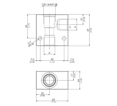 Корпус клапана 62200451 SAE 10/2