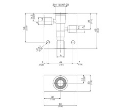 Корпус клапана 62200357 SAE 8/3