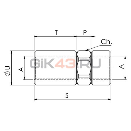 Корпус клапана 61100094 VUBA Корпус клапана 61100094 VUBA