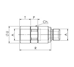 Корпус клапана 61100091 VUBA