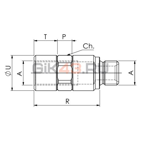 Корпус клапана 61100091 VUBA