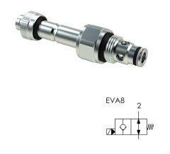 Клапан электромагнитный EVA8 (НО, 3/4-16 UNF, 12,7мм, реверсивный) Клапан электромагнитный EVA8 (НО, 3/4-16 UNF, 12,7мм, реверсивный)