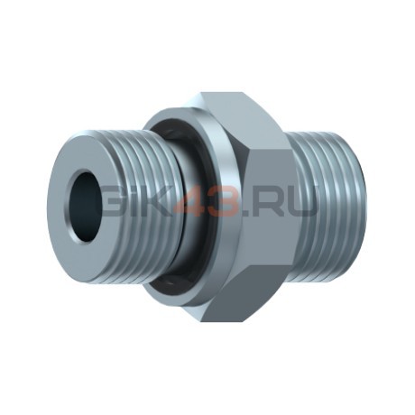 Адаптер ORFS 9/16' - BSP 3/8 с упл