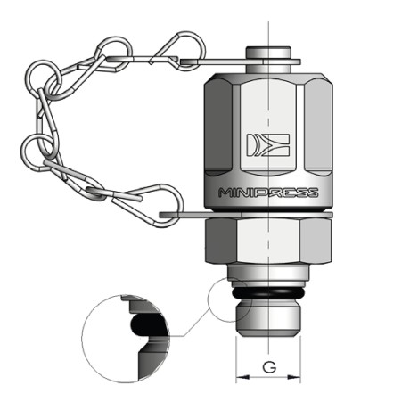 Контрольная точка UNF 7/16 - М16* 2,0 (Ш-Ш) S10171X20C