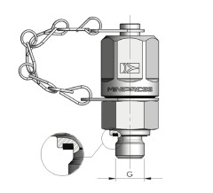Контрольная точка BSP 3/4 - М16* 2,0 (Ш-Ш) S10434G00C