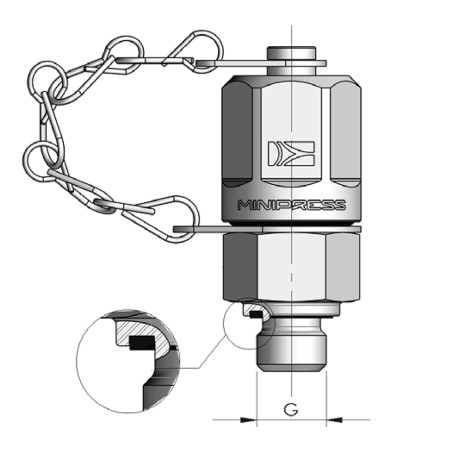 Контрольная точка BSP 1/4 - М16* 1,5 (Ш-Ш) S10714150C
