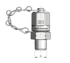 Контрольная точка BSPT 1/4 - М16* 2,0 (Ш-Ш) S10814190C