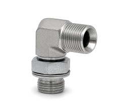 Адаптер BSP 90° 1 1/4'' - 1 1/4'' с контргайкой