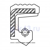 Сальник 25-34-5 SGN2 NBR
