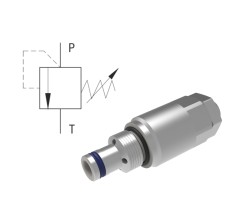 Клапан предохранительный SR1A-A2/L25S-A (до 25МПа, 3/4-16UNF)