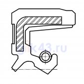 Сальник 35-50-5 TC50 NBR