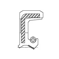 Сальник 25-35-5/5,5 TCN11-PL FKM
