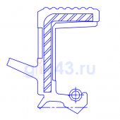 Сальник 65-92-9/26 TG9AW21 NBR