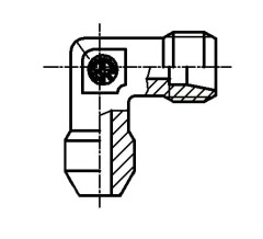 Угольник TN94W-10L приварной