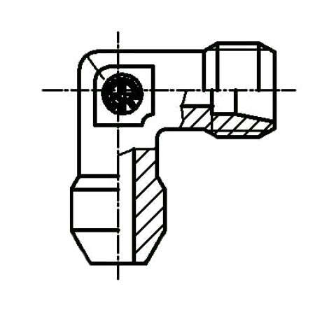 Угольник TN94W-15L приварной