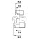 Адаптер DKO TN98R-20/16S (М30*2,0 - М24*1,5) Ш-Ш