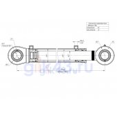 Гидроцилиндр ЦГ-80.60*1265.11
