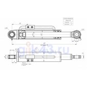 Гидроцилиндр ЦГ-60.40х210.11