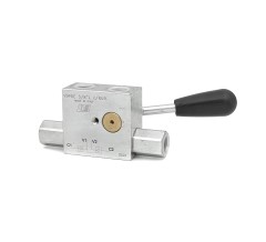 Гидрозамок двусторонний VBPDE 3/8 L c/RUBINETTO (V0074/DX)